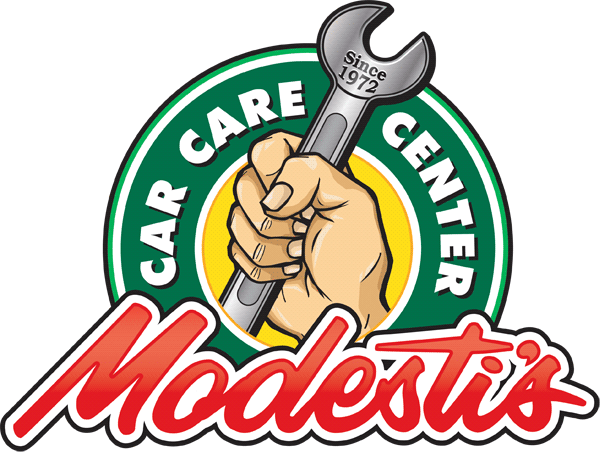 Auto repair logo design for Modesti's Car Care Center in California