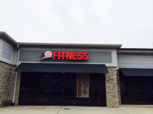 Iron Will Fitness Logo displayed at the Lexington, KY storefront