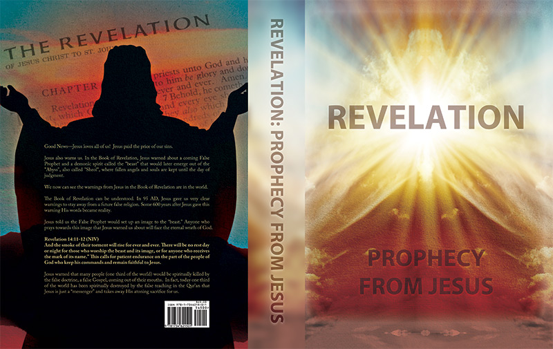 Christian book cover design for Revelation of Jesus