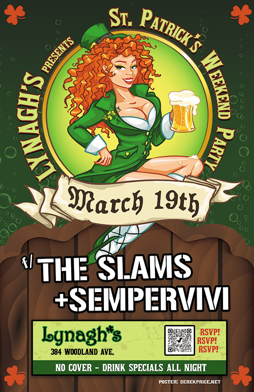 St. Patrick's Day Poster Design for Lexington, KY Irish Bar